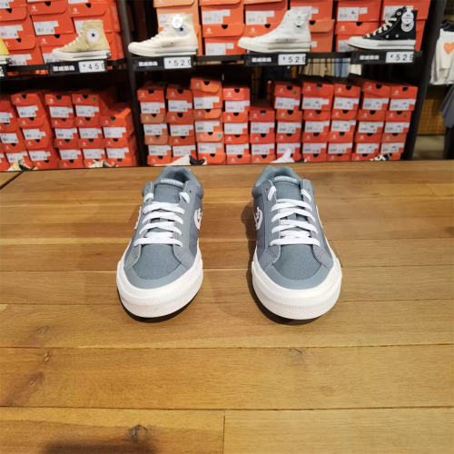 CONVERSE Sport Casual正品匡威灰蓝色低帮复古休闲滑板鞋A16018C