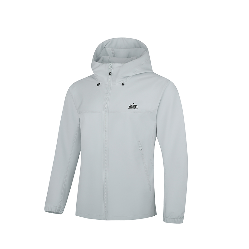 361度男式户外运动服新品2025年春季361男防风夹克外套连帽单风衣