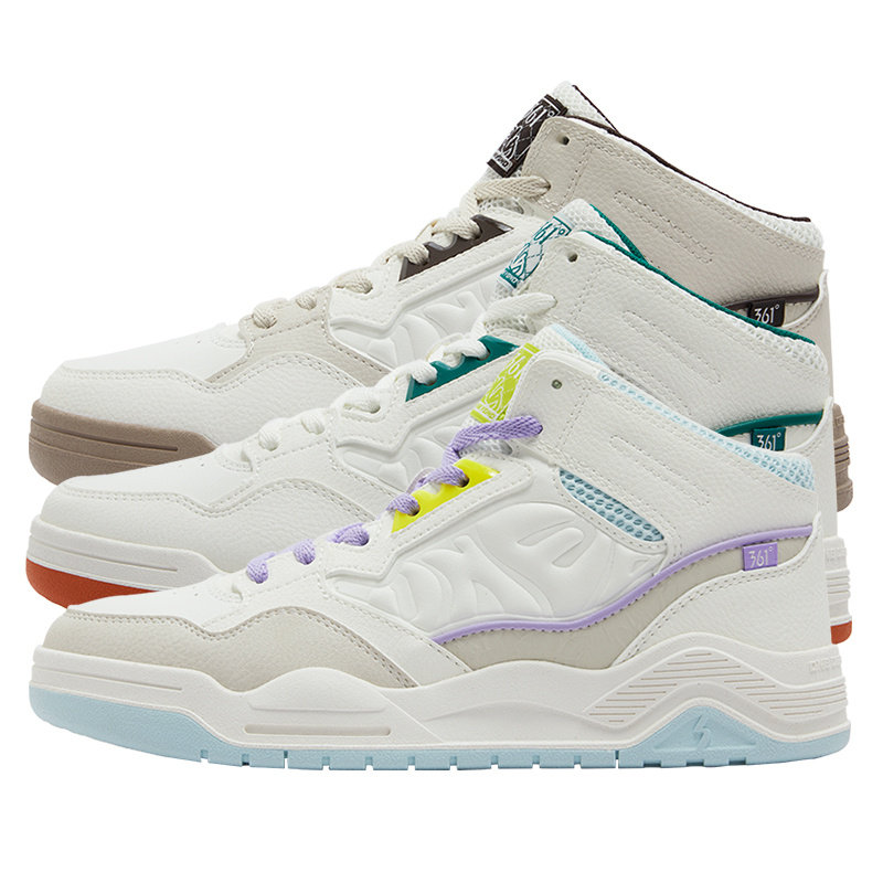 361度女士革面休闲鞋防滑新品2024年秋季时尚中帮361女子运动板鞋,运动鞋new,板鞋,淘宝优惠券,粉丝福利购,淘宝优惠卷