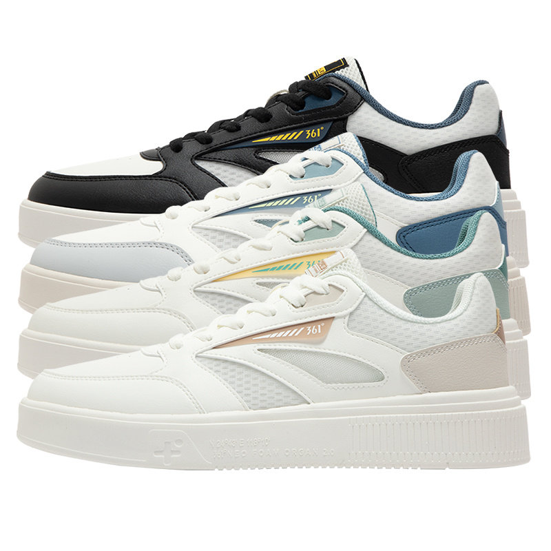 361度男子透气休闲鞋新品2024夏季舒适软底小白鞋361男士革面板鞋,运动鞋new,板鞋,淘宝优惠券,粉丝福利购,淘宝优惠卷