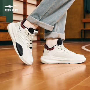 男 耐磨休闲街潮篮球文化运动鞋 鸿星尔克制霸2板鞋 复古厚底男鞋