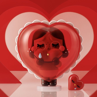 正版泡泡玛特CRYBABY爱神盲盒