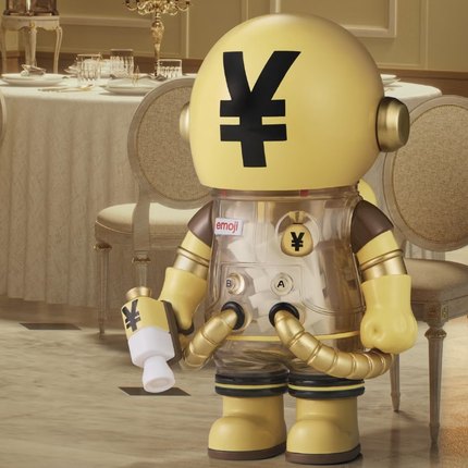 正版泡泡玛特MEGA SPACE MOLLY 100% emoji 表情太空潮玩盲盒手办