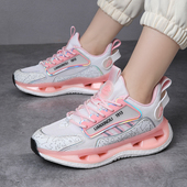 女2025新款 网面透气轻便软底减震时尚 休闲鞋 宙力运动鞋 舒适跑步鞋