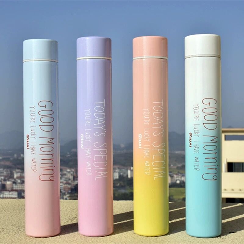 个性细长便携保温杯水杯