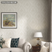 帕力美奢华欧式 大马士革墙布无缝全屋卧室客厅壁纸电视背景壁布