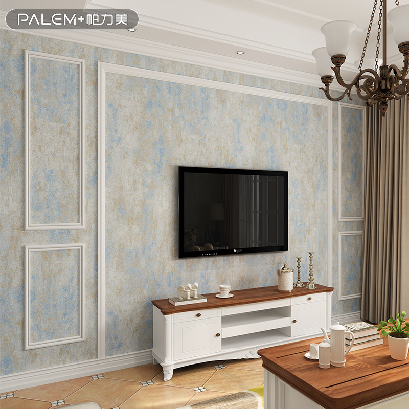 帕力美美式乡村无缝墙布