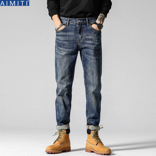 高档面料男士牛仔裤！