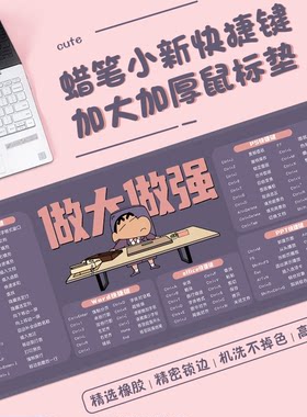 蜡笔小新鼠标垫快捷键大全办公