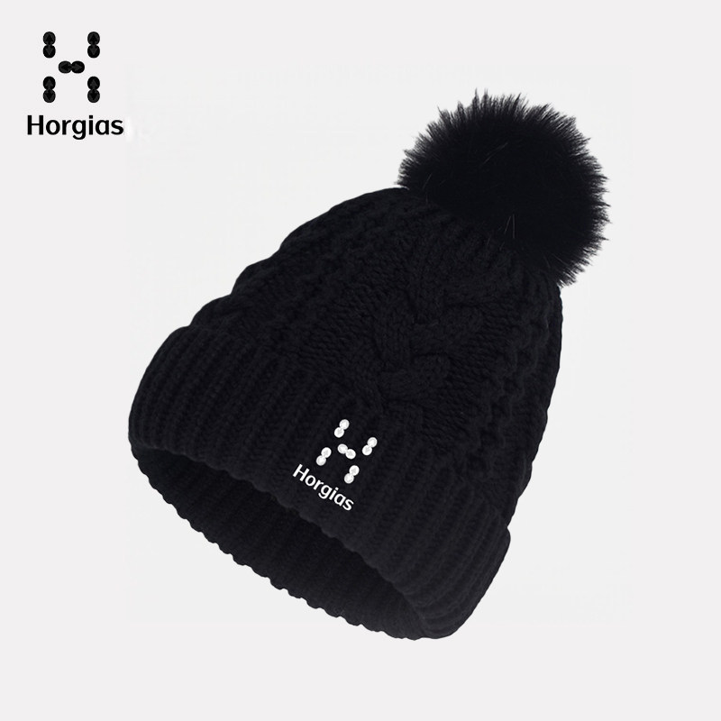 官方正品火柴棍拓途系列冬季新款女针织帽麻花纹毛线帽保暖套头帽