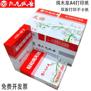 广东省 天怡牌A4纸打印白纸 防静电复印纸80g复印纸480张 包a4 包邮