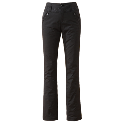 戈洛瑞丝加厚高腰白鸭绒羽绒裤女