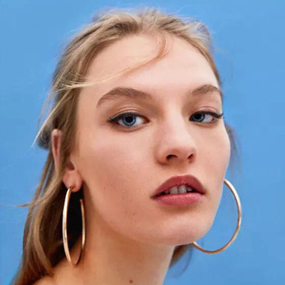 水原希子同款欧美耳钩ins街拍