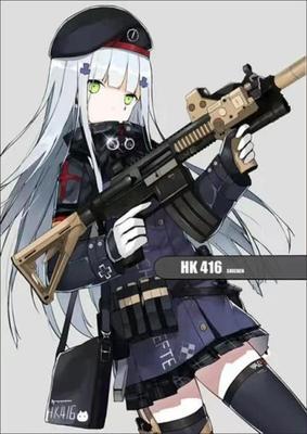 hk416cos服女404小队少女前线cosplay服装假发鞋懂动漫游戏服漫展