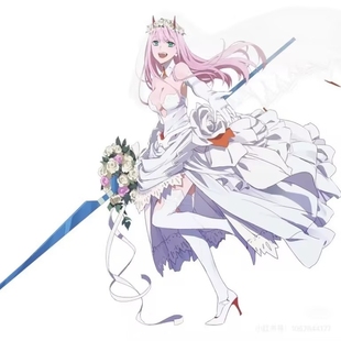 成团 征集ICOS零二02cos服花嫁02婚纱Darling国家队 礼服cosplay