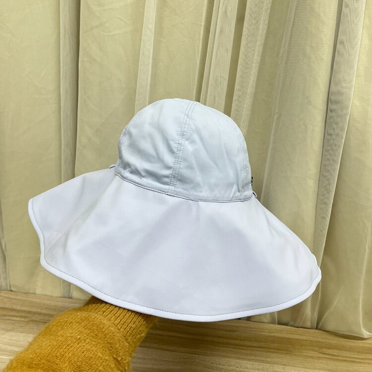 外贸原单帽子新款防晒帽遮阳帽防紫外线太阳帽大帽檐遮脸渔夫帽
