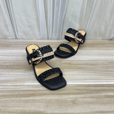 新款shoes露趾高跟拖鞋清仓