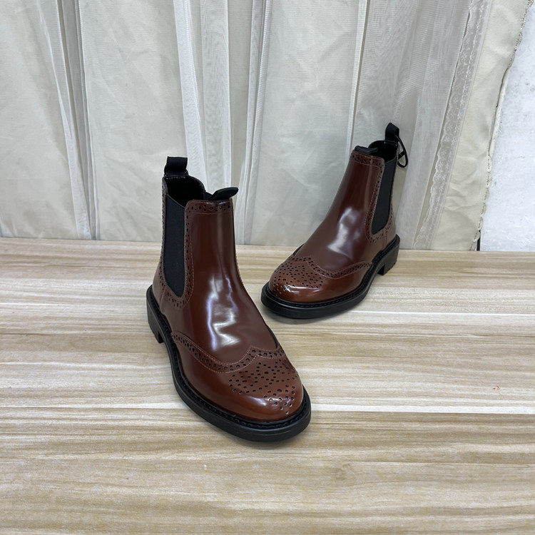 外贸原单女靴时尚shoes新款圆头纯色粗跟英伦风套筒短靴及踝靴,女鞋,时装靴,淘宝优惠券,粉丝福利购,淘宝优惠卷