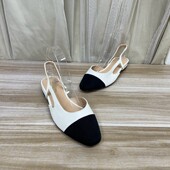 Shoes外贸原单圆头浅口平底单鞋 简约时尚 新款 Lady 一字扣带凉鞋