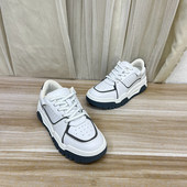 板鞋 Lady 圆头厚底新款 休闲系带单鞋 Shoes外贸出口女鞋 真皮时尚