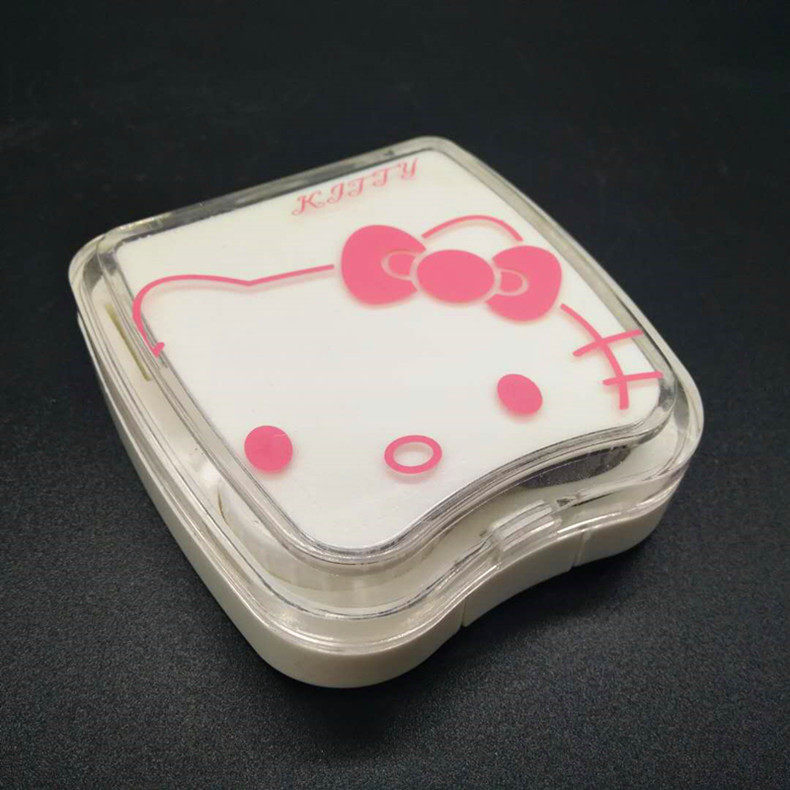 凯蒂猫 hello kitty可爱卡通便携隐形眼镜伴侣盒美瞳护理收纳盒|ruв категории ZIPPO/швейцарский армейский нож/очки, очки оборудование, уход агент, контактные линзы партнера коробка - от Buy2taobao.com для оказания профессиональной услуги покупки агента Taobao