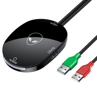 移动电脑桌面开关台式电源机箱外置延长线外接电源启动按钮新款