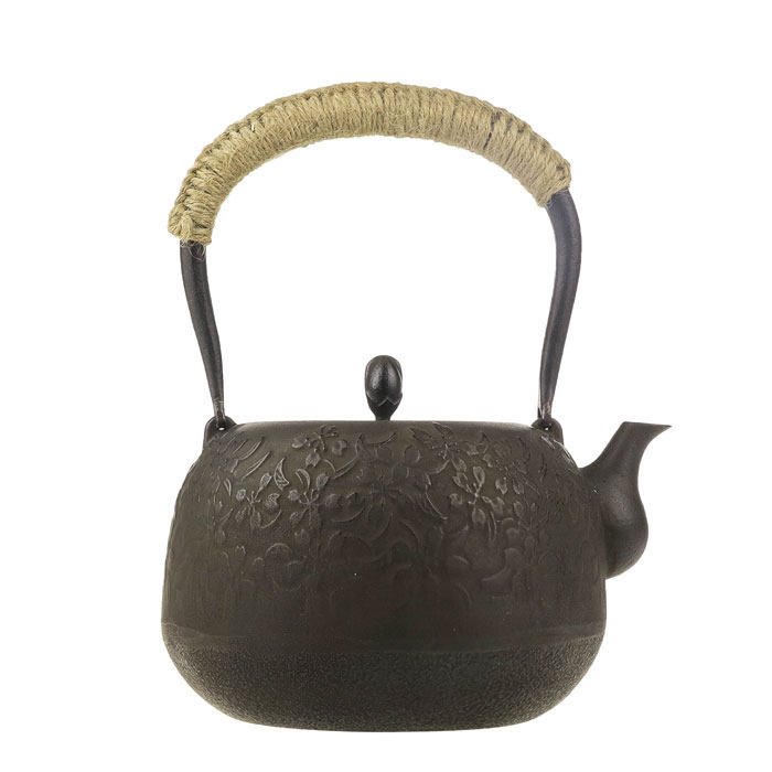 日本南部铁器纯手工铸铁壶 老铁壶煮水烧水生铁茶壶凤文堂 包邮