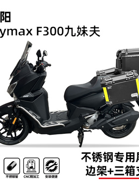 适用三阳九妹夫joymax f300尾箱支架三阳行者后货架边箱架三箱架