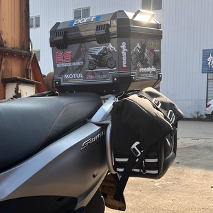 适用于济南铃木uy125边箱支架边包支架拓展架侧包固定挂架挂板改