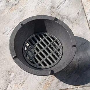 户外木炭煲汤家用烧烤炉铸铁炭炉围炉煮茶室内外取暖老式 炉子火炉