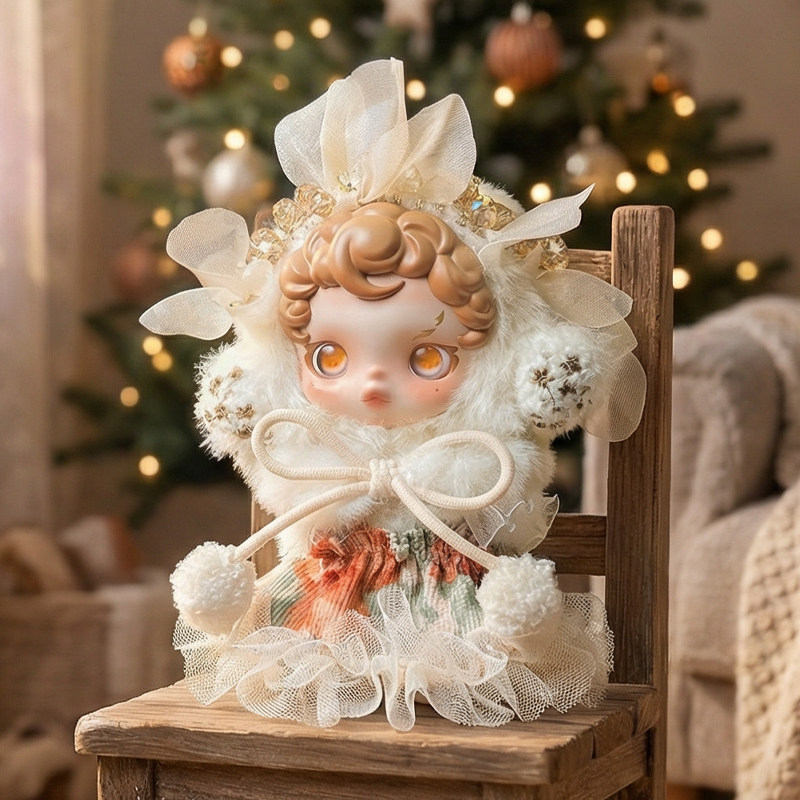 SP娃衣光织园衣服送闺蜜礼物可替换毛绒公仔挂件SKULLPANDA衣服饰