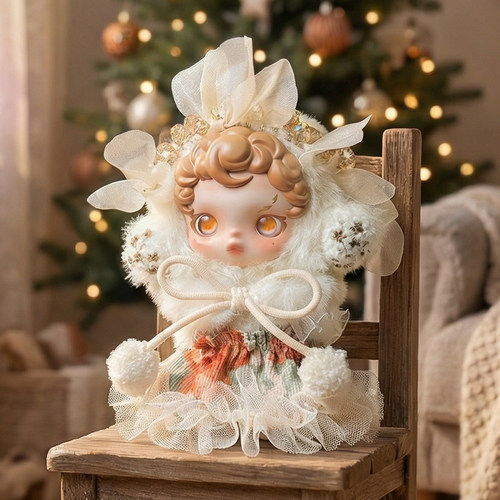 SP娃衣光织园衣服送闺蜜礼物可替换毛绒公仔挂件SKULLPANDA衣服饰