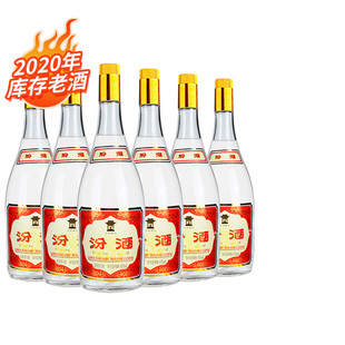 汾酒55度大黄盖950mlX6将军汾高度清香型白酒6瓶装 2020年老酒