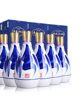 山西汾酒42度青花25汾酒475mlX6国产清香型白酒整箱6瓶礼盒装