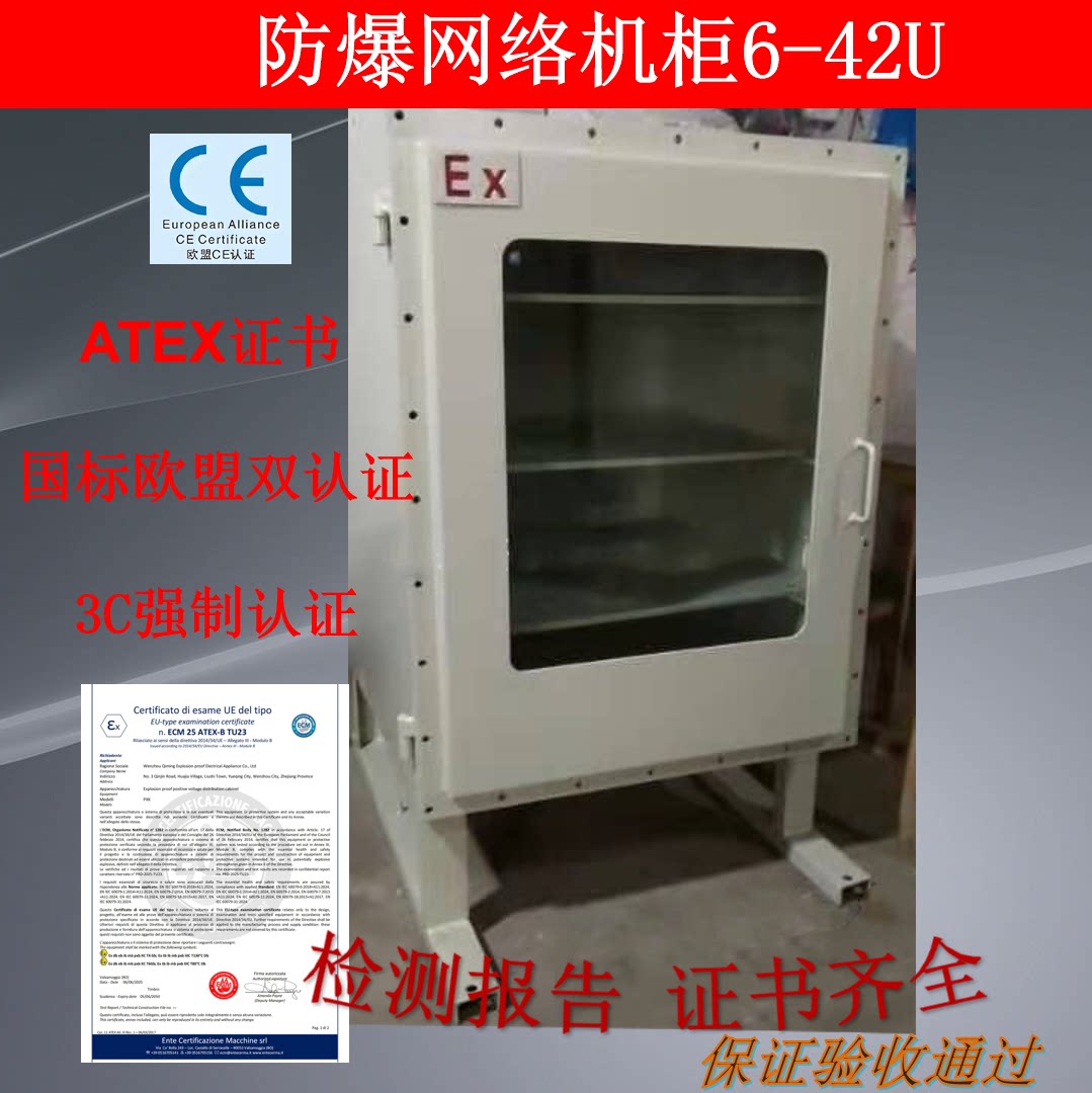 防爆9U-42U柜 防爆机柜 防爆弱电柜 防爆触摸屏 防爆电脑智能机柜