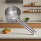 加厚304不锈钢水勺厨房商用家用长柄水勺水瓢舀水水舀子大号汤勺