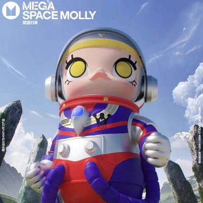 泡泡玛特molly迪迦奥特曼大娃手办1000%popmart潮玩玩具摆件