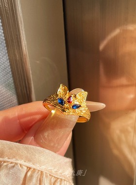 「灵眸九尾」双生狐运戒