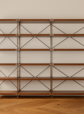 仓储货架多层置物架落地光轴厨房收纳架八百库杂物间储藏室展示柜