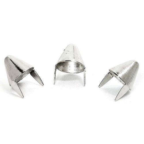 uk77铆钉皮衣马甲朋克机车摇滚两脚爪钉合金环保电镀100颗一包