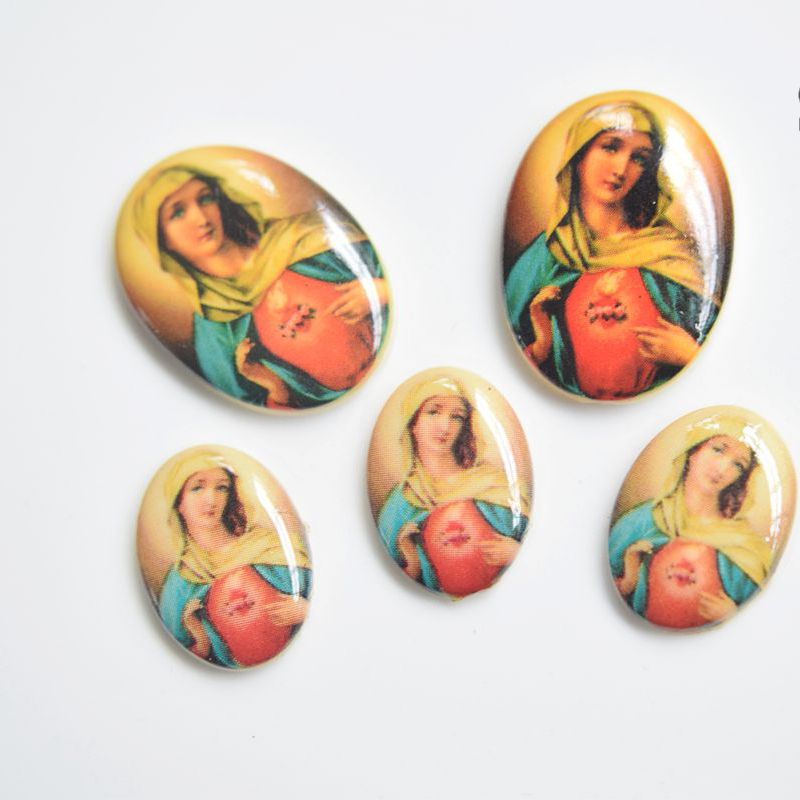 美国进口圣 mu古董欧式油画人物手作材料diy饰品配件【人像】