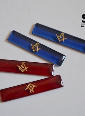 美国老货进口材料制作西德古董宝石贴片【红色】