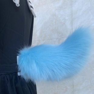 手作不动小羊尾巴拍打电机小羊尾巴网红cos新款尾巴漫展公主小羊