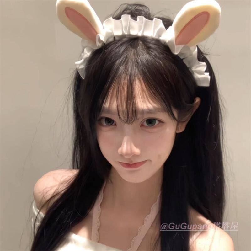 日系软萌可爱兔子耳朵发箍