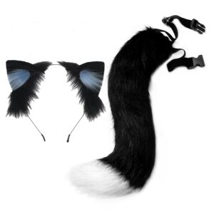 猫尾发箍套装猫尾日系尾巴cos