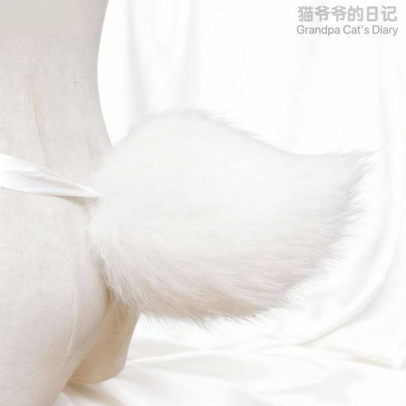 朱迪兔尾巴cos毛绒兔尾巴派对装扮舞台表演毛球兽尾疯狂动物城
