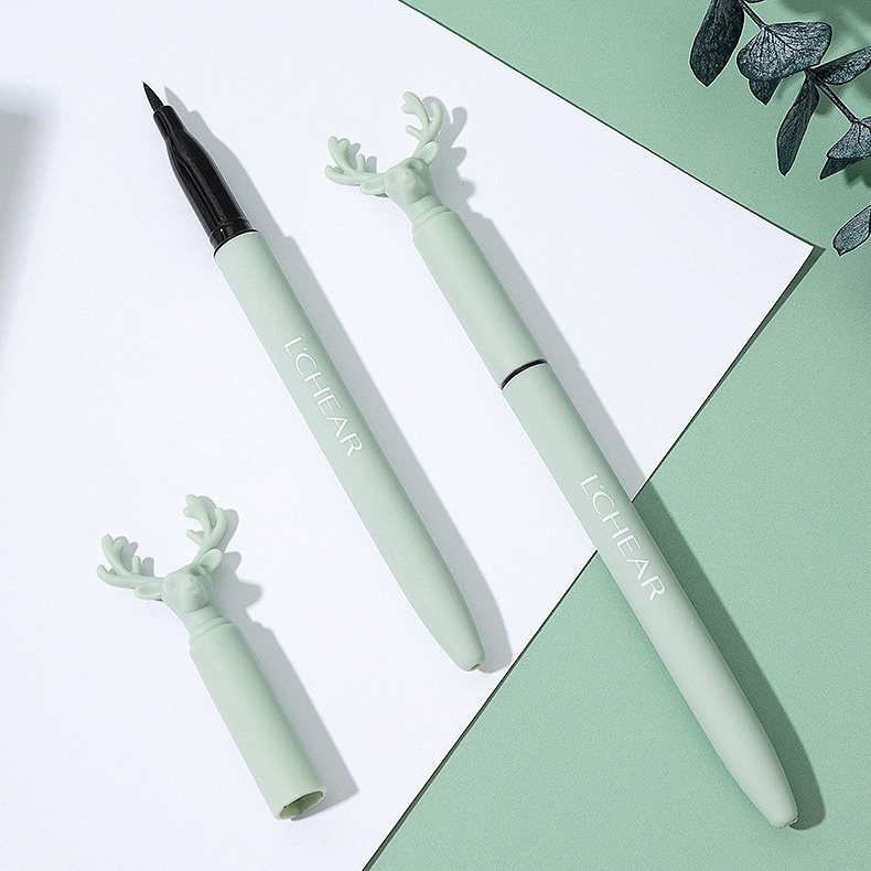 小鹿卡通眼线笔眼线液水笔防水持久不易晕染儿童舞台演出表演彩妆