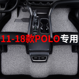 17年16汽车15专用14丝圈13地毯12主驾 大众polo脚垫2018款 18款