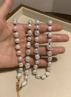 小众设计款天然珍珠不规则项链
