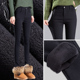 女秋冬外穿2026新款 冬季 加厚棉裤 加绒打底裤 魔术铅笔小脚黑色裤 子